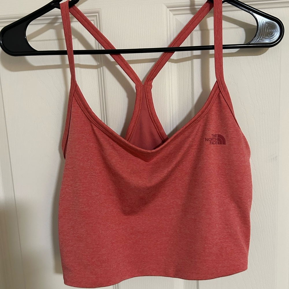 The North Face Halter Tank Top. Rose pink. Size M